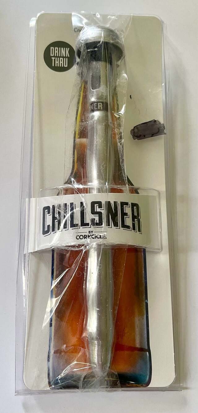 Corkcicle Chillsner In-Bottle Drink-Through Beer Chiller